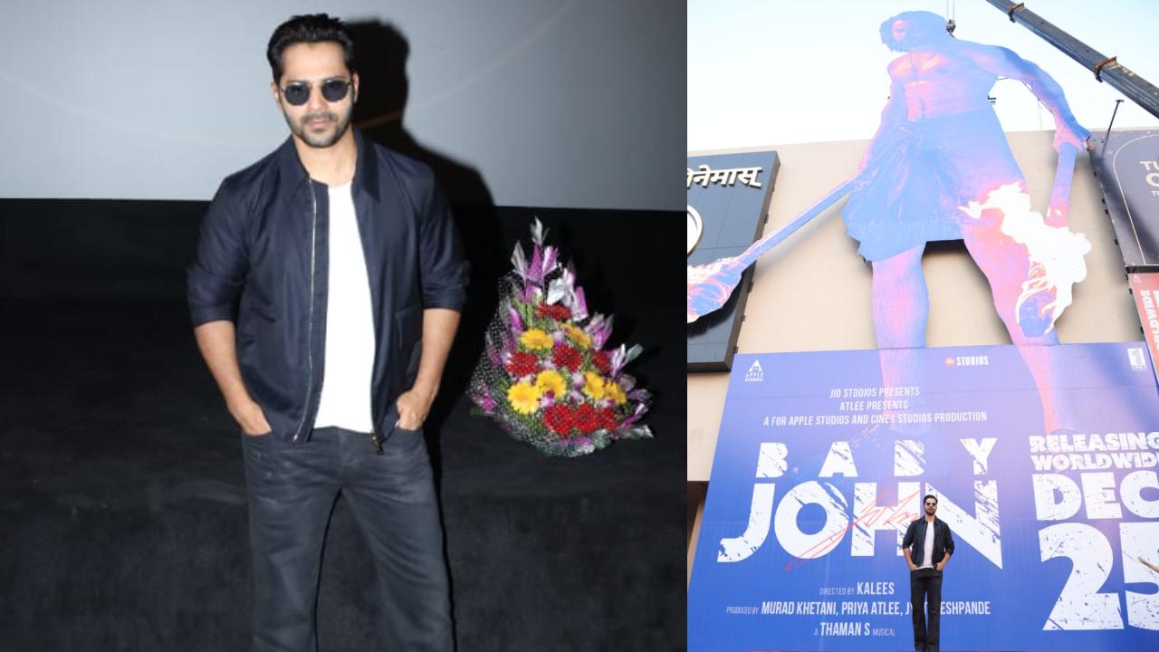 Baby John: Varun Dhawan meets specially-abled fan; unveils 100-ft poster