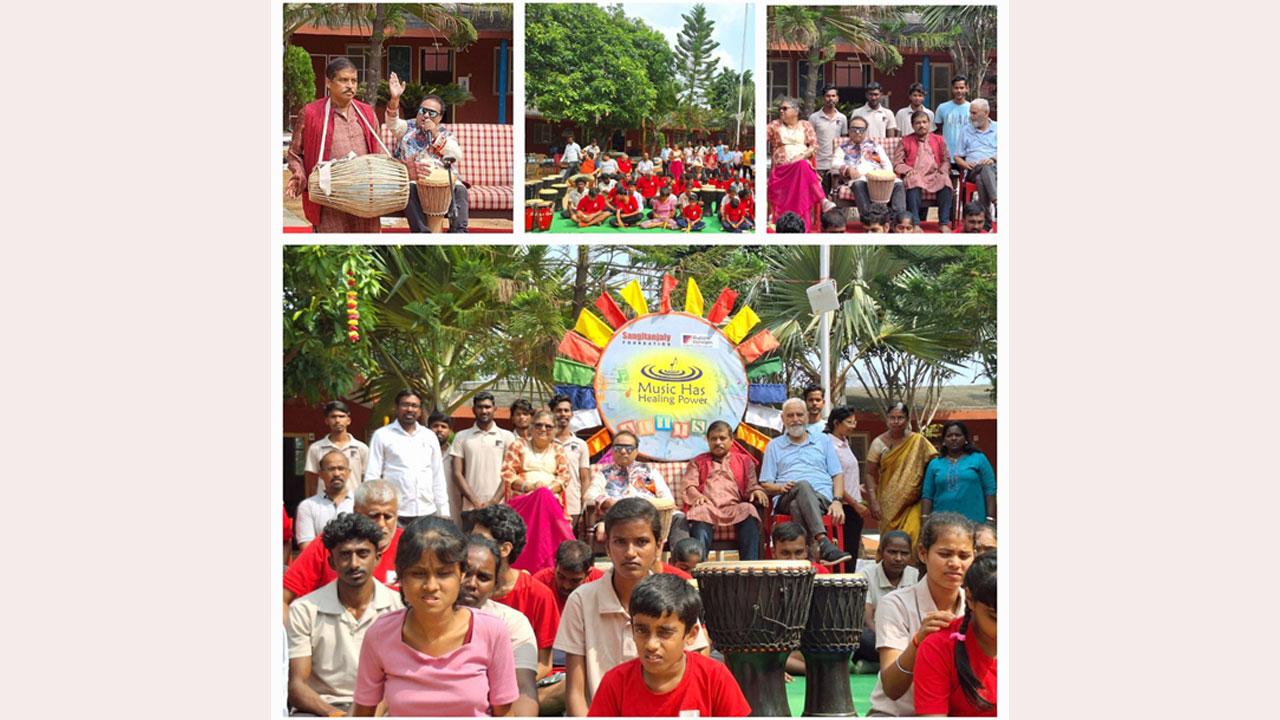 Music Legend Prodyut Mukherjee & Abhijeeth Bhattacharjee visits Autism Ashram at Hyderabad for Music Therapy: A Beacon of Hope for Autistic Children