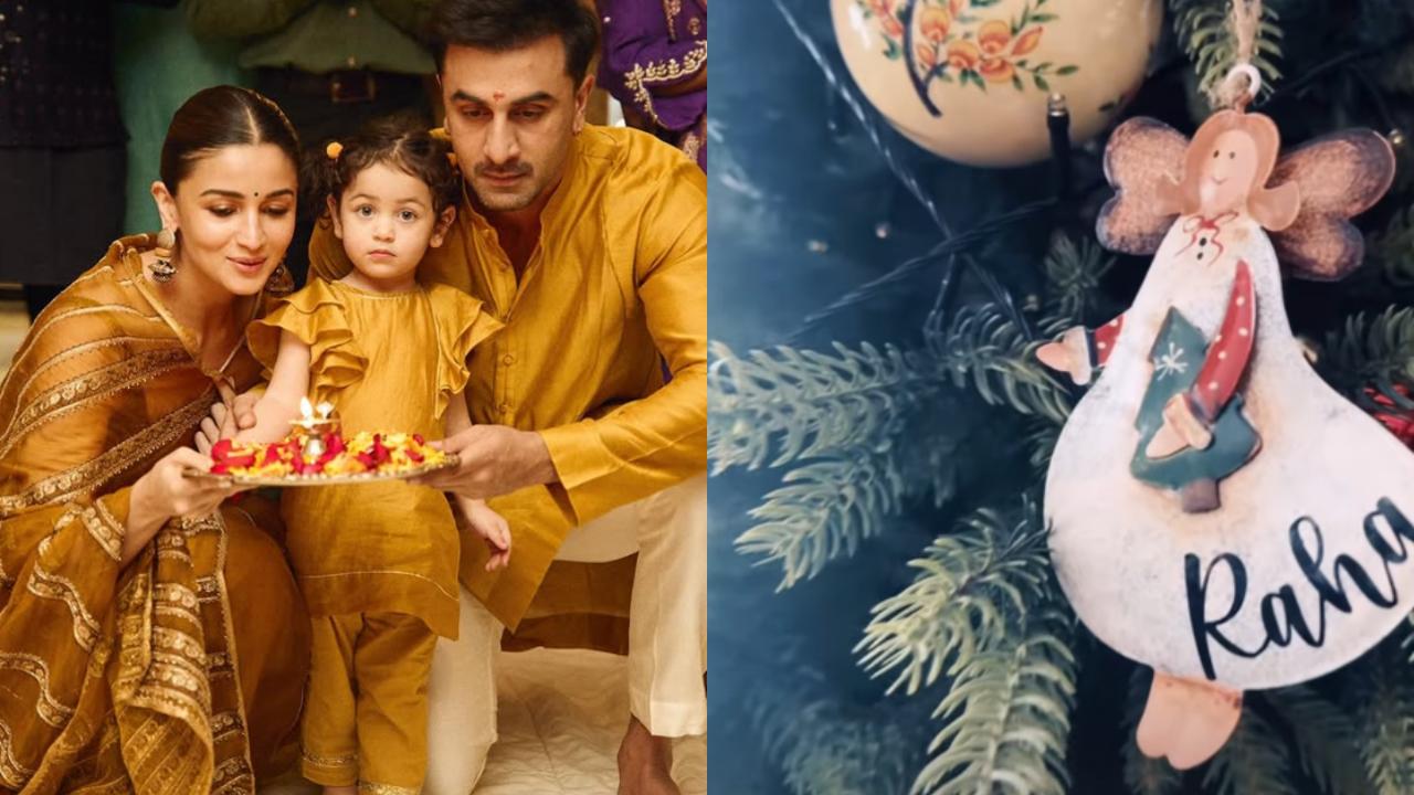 Alia Bhatt installs Christmas tree with Ranbir, Raha & her baubles