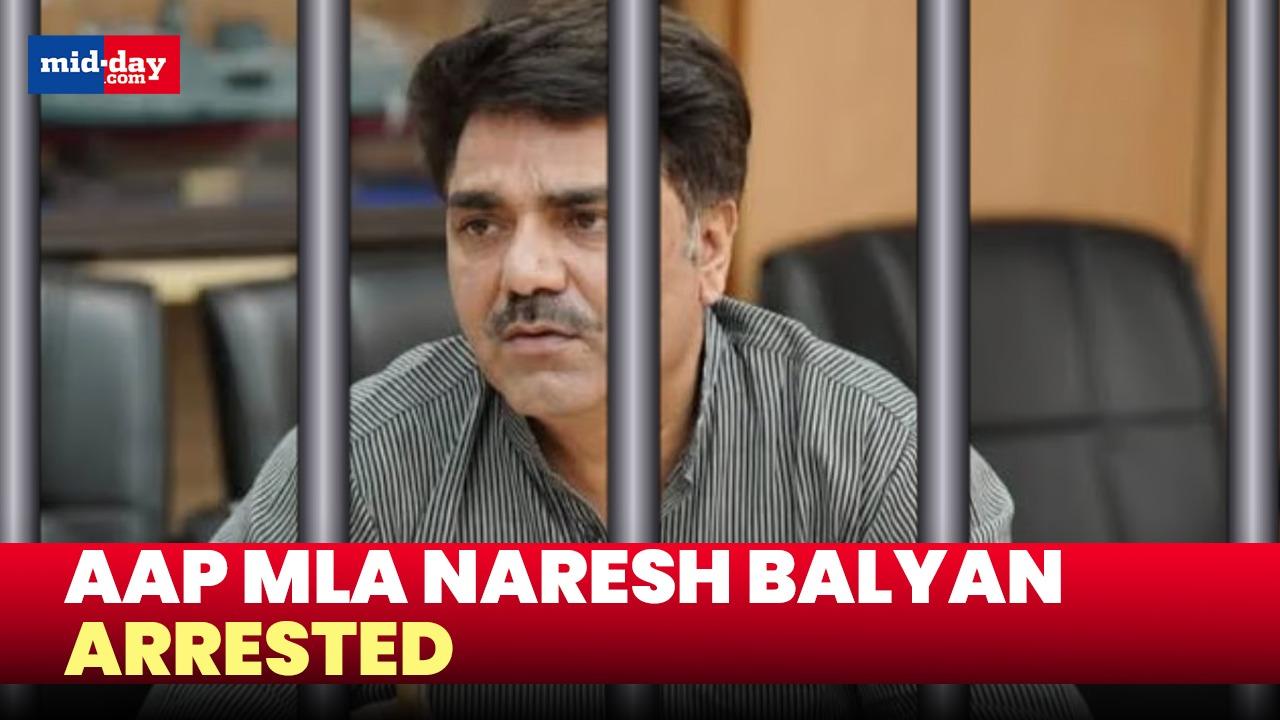 Delhi police arrests AAP MLA Naresh Balyan in extortion case