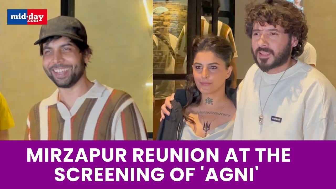 Johnny Lever & Akshara Haasan join the cast of Agni at the special screening