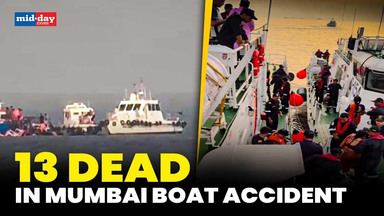 Mumbai boat accident: 13 dead, 101 rescued so far | Search ops underway