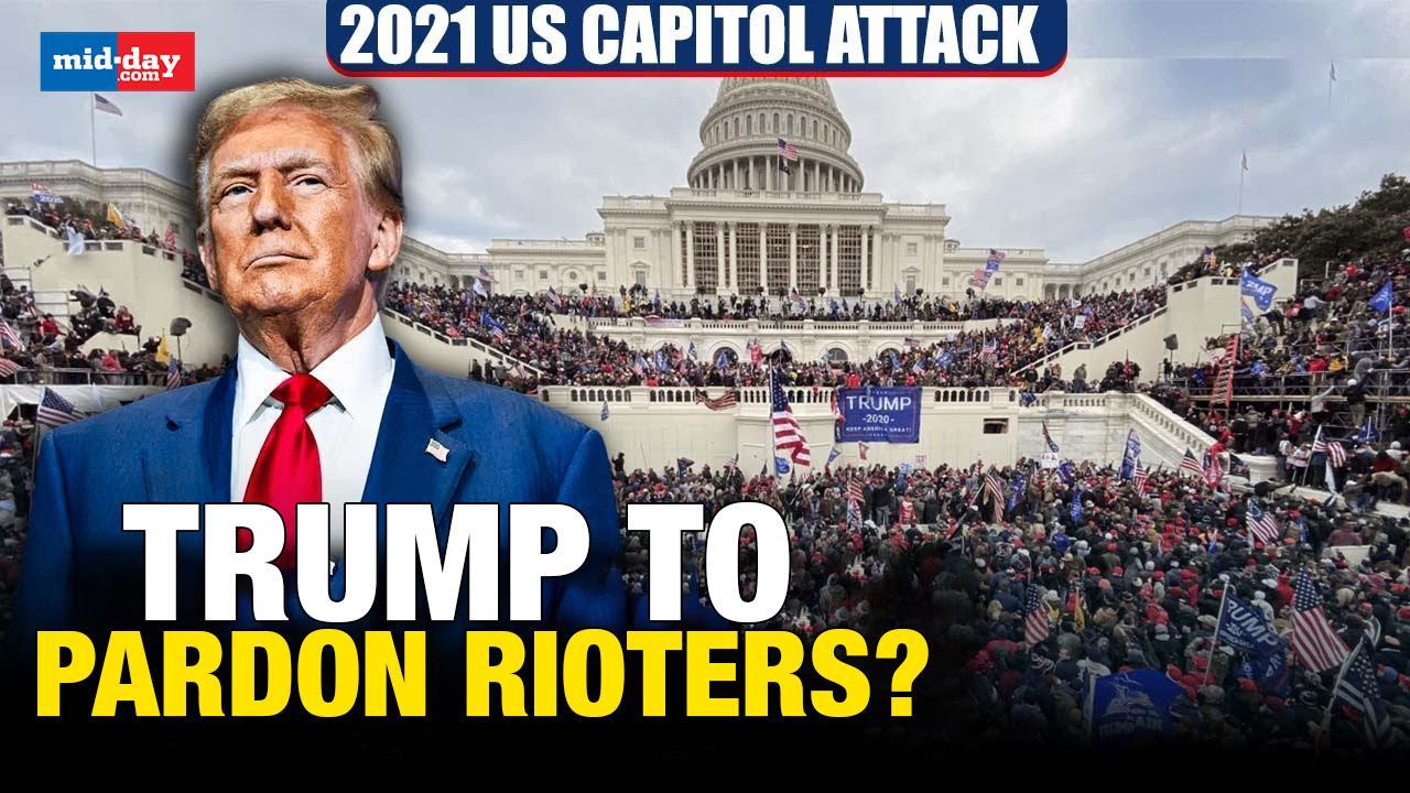 Trump vows to pardon 2021 US Capitol attack rioters on first day in office