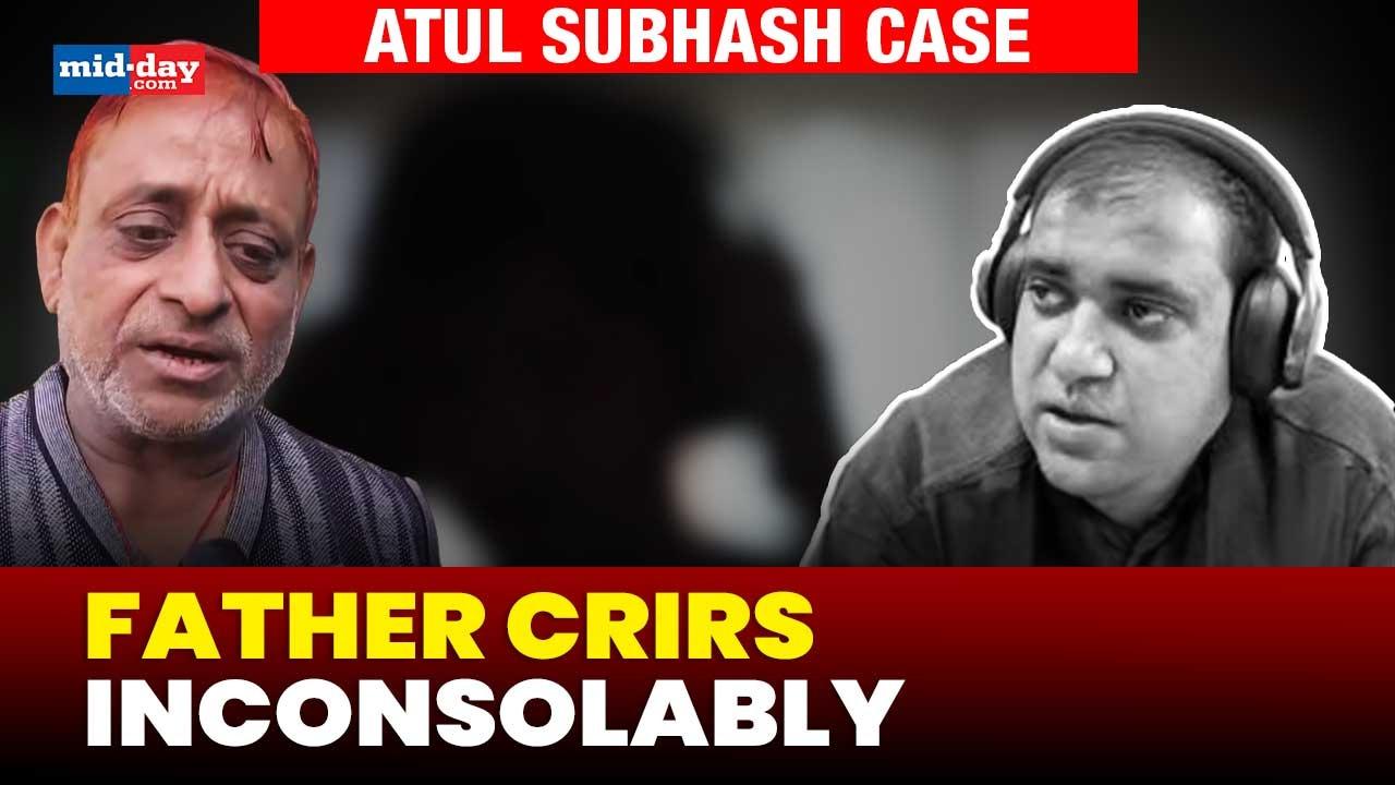 Atul Subhash case: Father breaks down in tears, mourns over his son's death