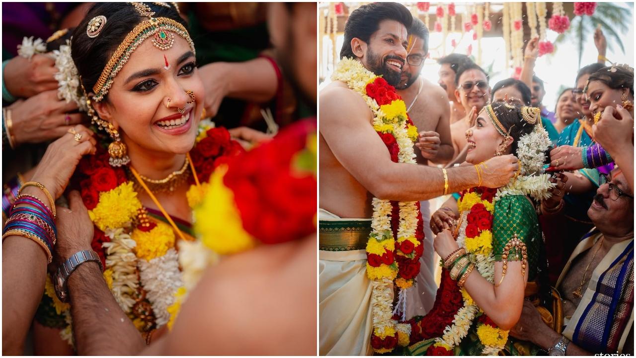 Keerthy Suresh wedding pics out, Varun Dhawan congratulates Baby John co-star