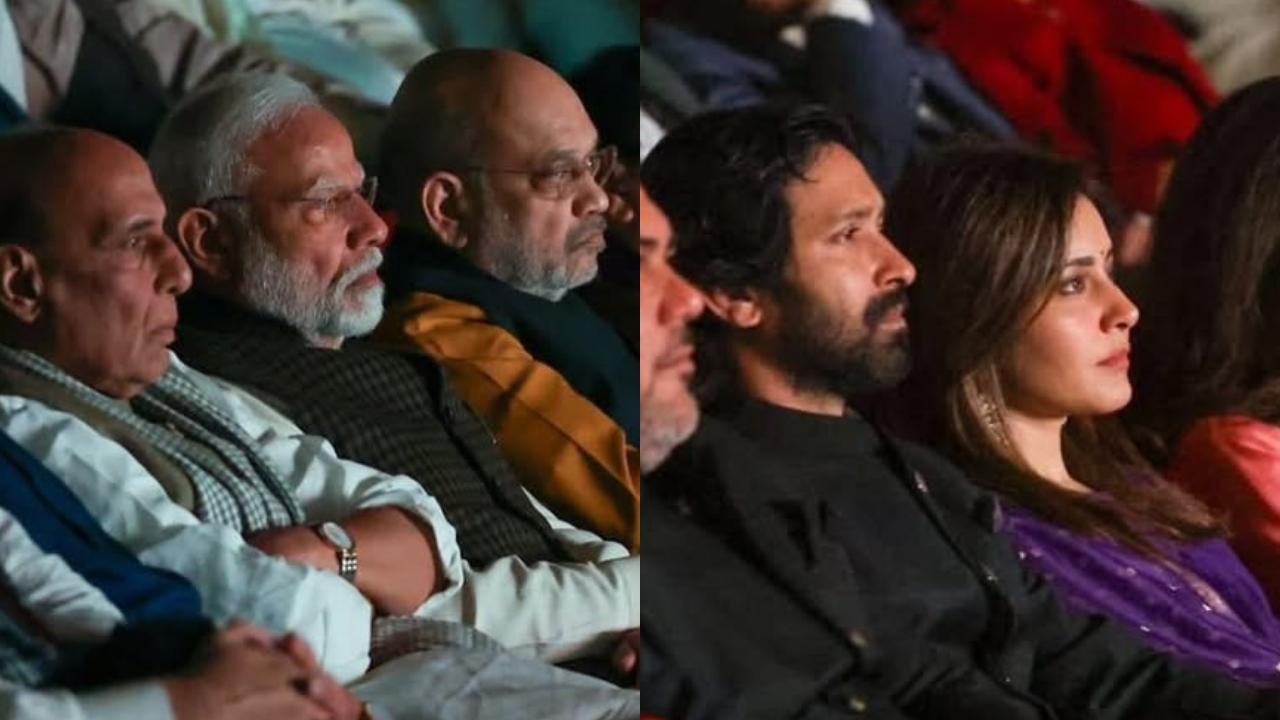 Vikrant Massey watches 'The Sabarmati Report' with PM Modi and other BJP leaders