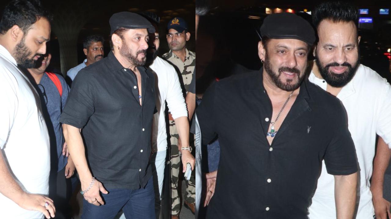 Salman Khan heads to Dubai with late Baba Siddique's son Zeeshan, watch video