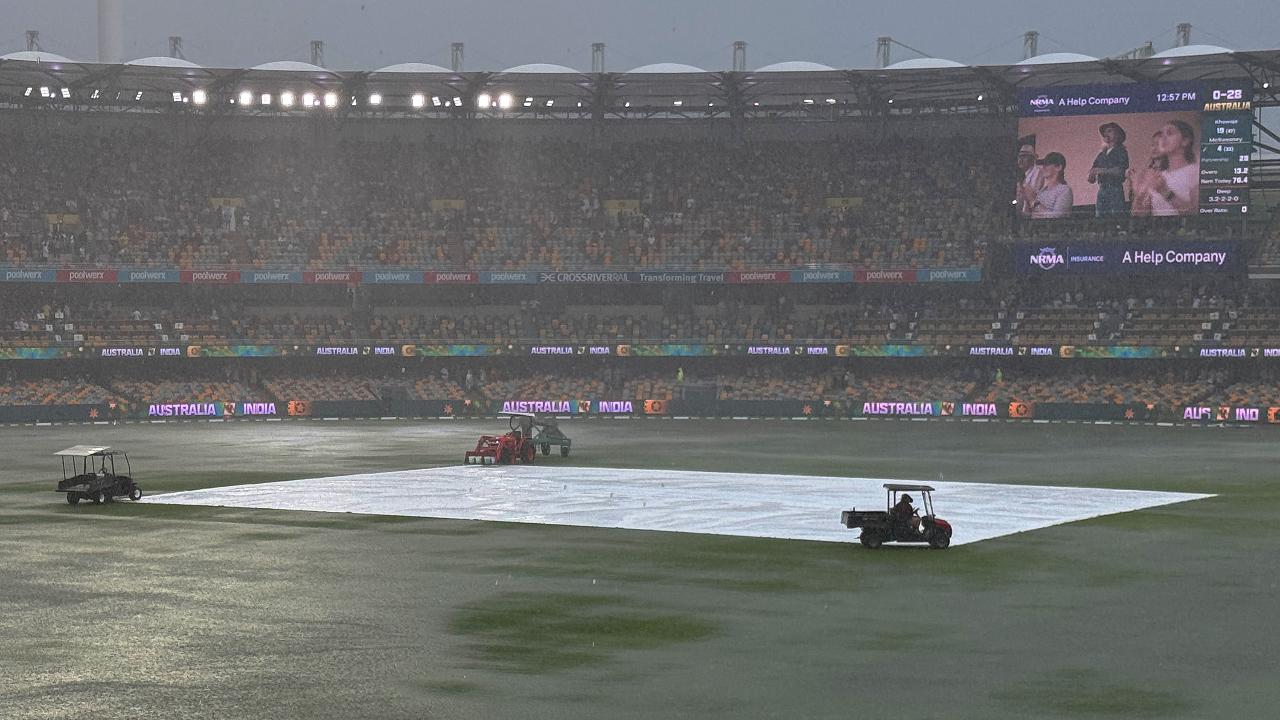 Persistent rain cuts short play in Brisbane, Australia at 28-0