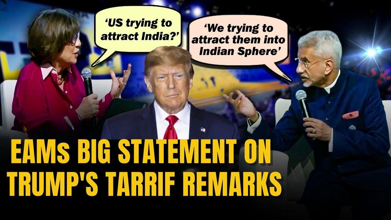 EAM responds to Trump’s 100% tariff threat, Reaffirms India’s support for Dollar