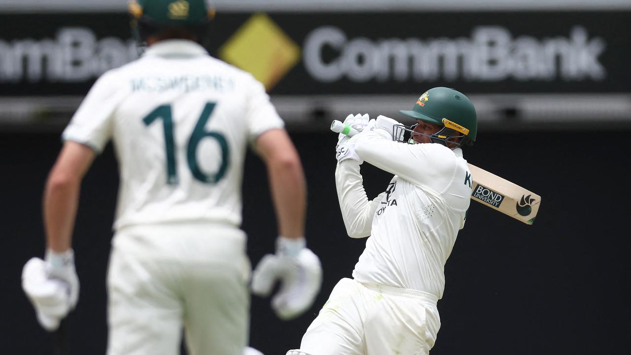 Khawaja shows guts as Australia reach 28 for no loss at lunch