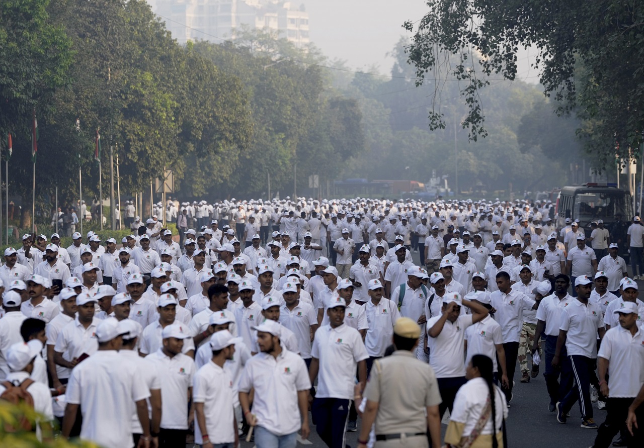 The home minister said the 'Run for Unity' is normally organised on October 31, the birth anniversary of Patel. But this year, it was organised two days ahead as Deepawali is falling on that day, he said