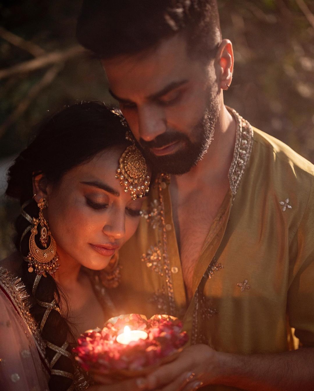 The pictures capture Surbhi and Sumit’s joy as they celebrate with close friends and family. The couple looked thrilled, even dancing together, as they get ready to start this new chapter