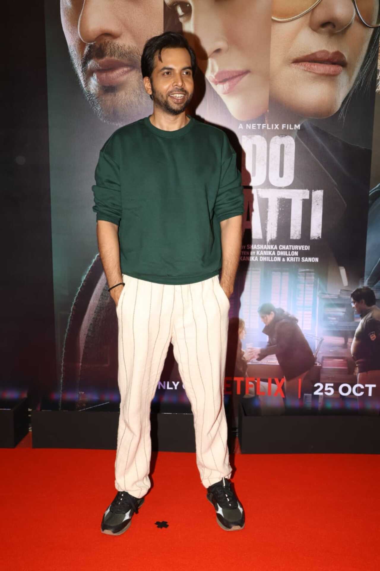 Seasoned actor Abhishek Banerjee was spotted at the premiere.