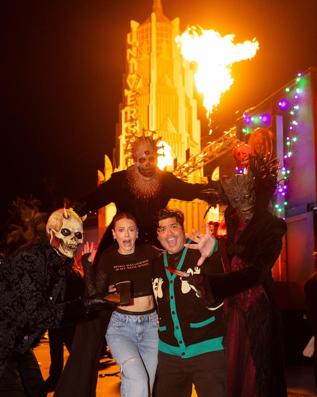 Ariana Madix and Harvey Guillen showed how they face their fears at Universal Studios Hollywood's Halloween Horror Nights. The Vanderpump Rules star and the Magicians actor tackled the spooky attractions together!