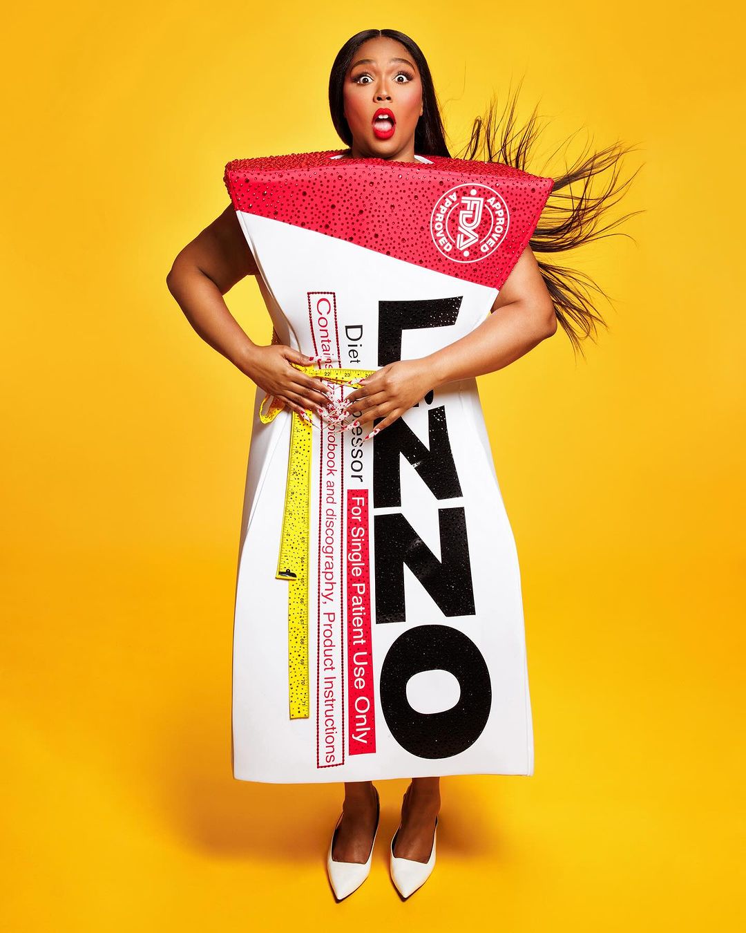 A month after dismissing fans' claims that she used Ozempic to lose weight, the singer dressed up as the fictional version of the weight loss drug Lizzo from South Park's 