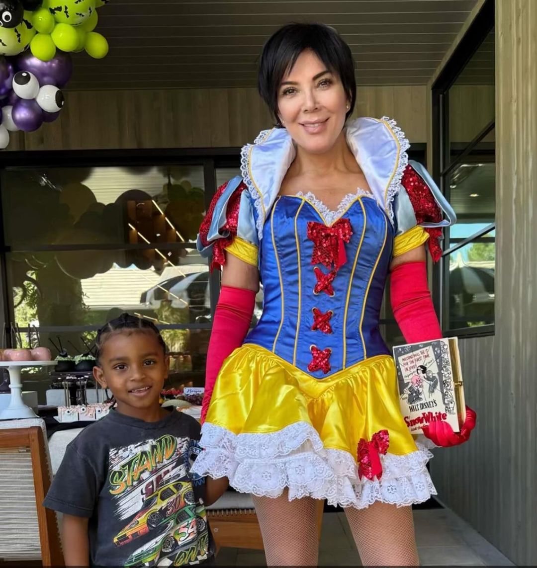 Kris Jenner, at 68 years old, turned heads at her grandkids' Halloween party by donning a stunning and sexy Snow White costume.