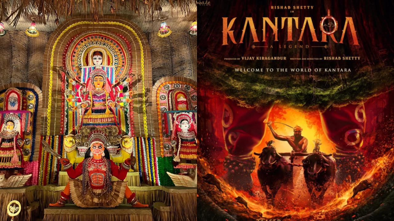 Throwback to Rishab Shetty's 'Kantara' themed Durga Puja Pandal