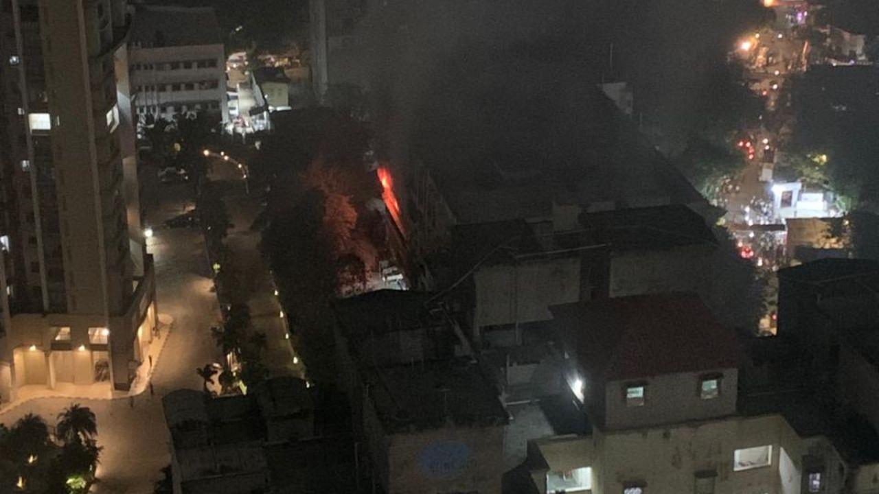 IN PHOTOS: Major fire breaks out at Mumbai industrial estate, no casualties