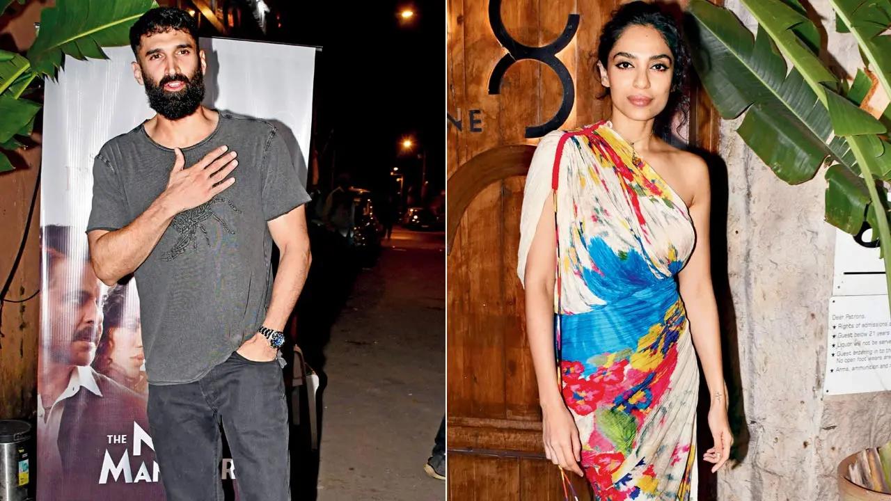 Up and about: Aditya Roy Kapur, Sobhita Dhulipala and Anil Kapoor celebrate Emmy nomination