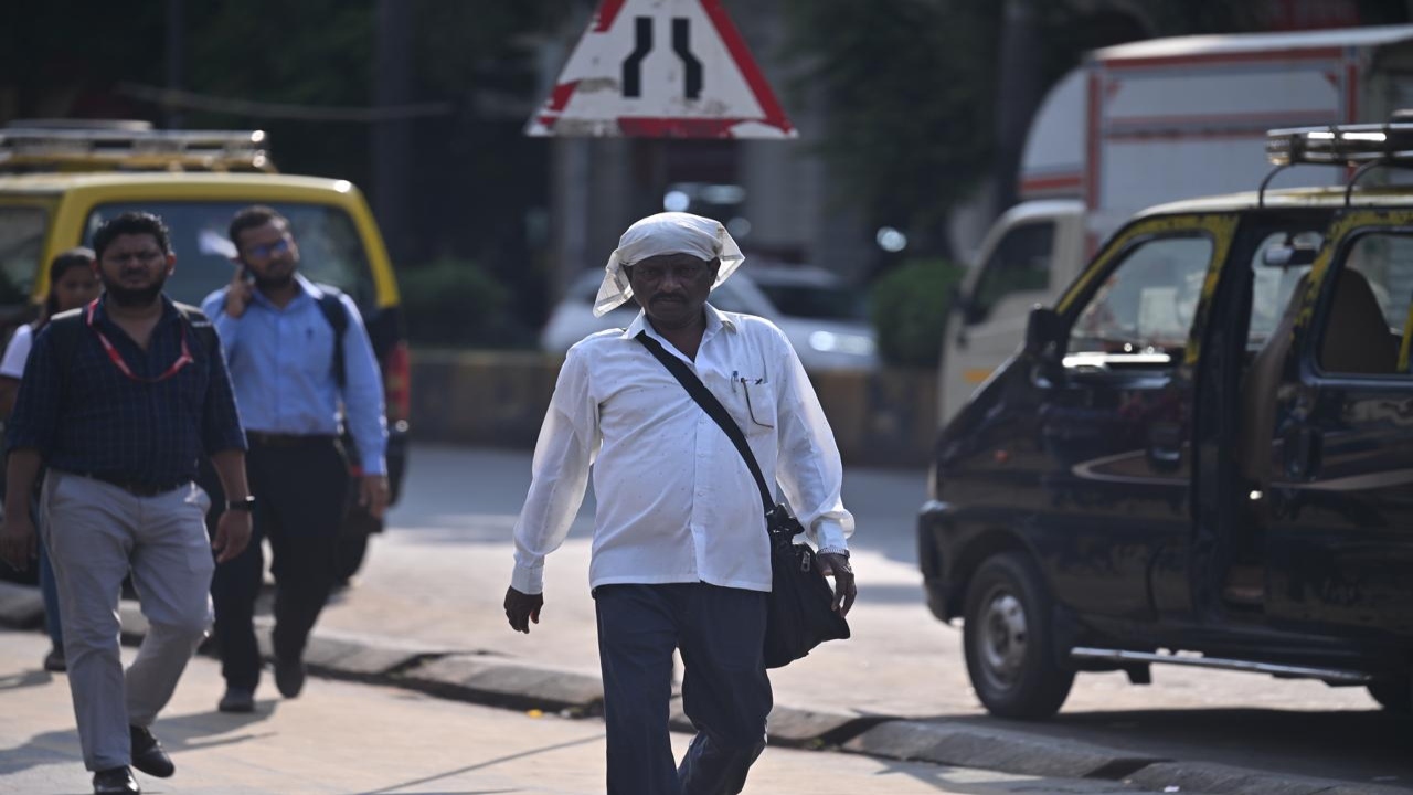 In the morning, Mumbai was enveloped in a layer of haze that obscured its skyline despite the 'good' air quality on Friday