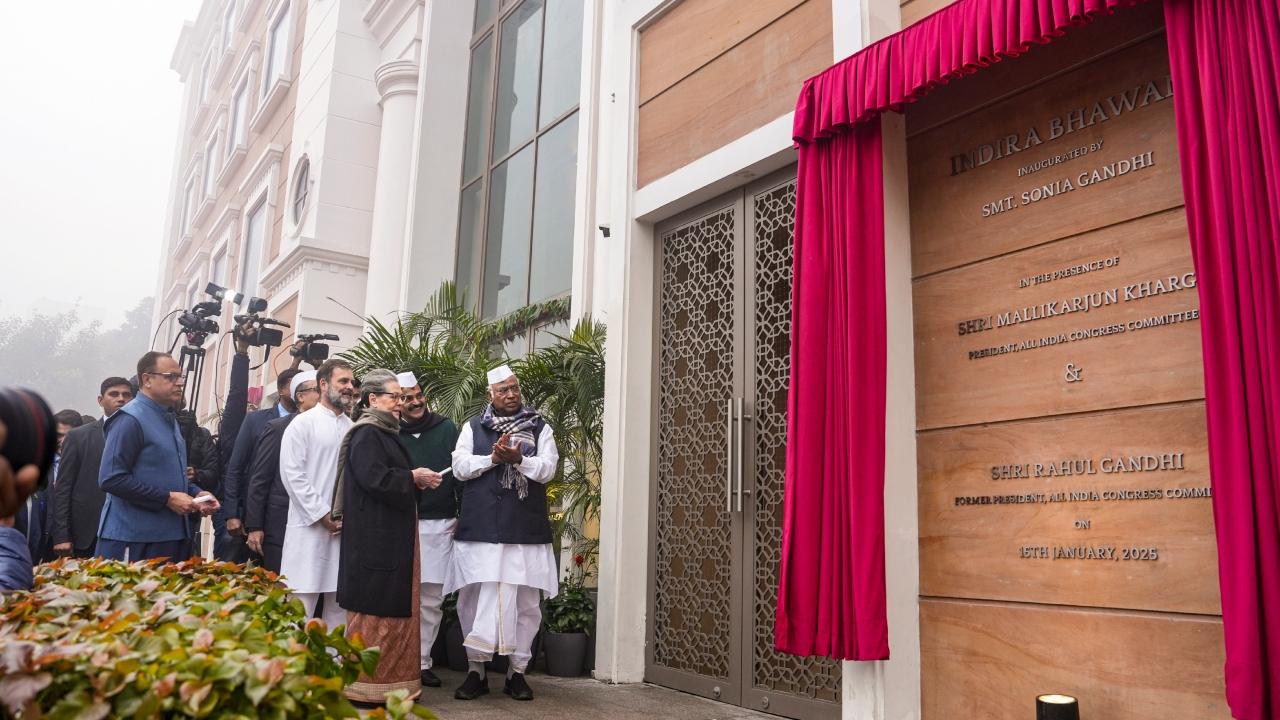 In Photos: Sonia Gandhi inaugurates Congress's new headquarters 'Indira Bhawan'