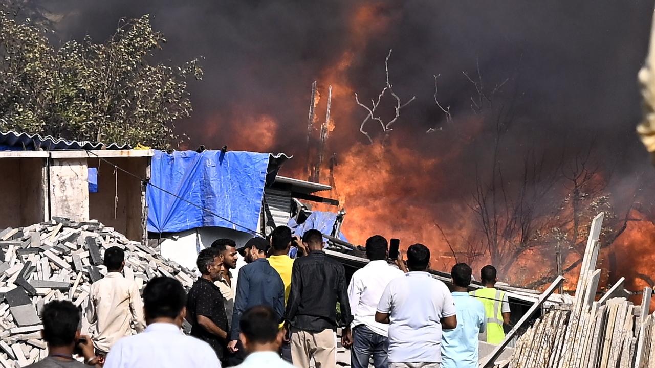 IN PHOTOS: Fire breaks out at Bandra slum