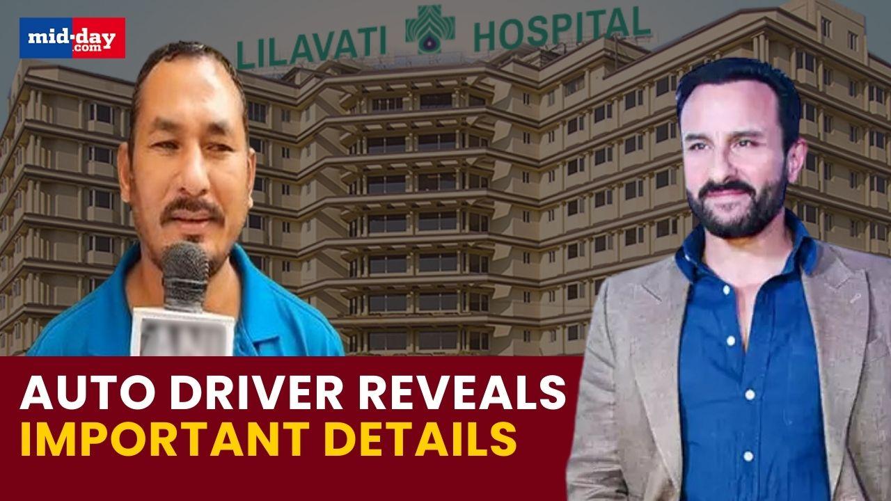 Saif Ali Khan Attack: Auto driver who took Saif to hospital speaks out