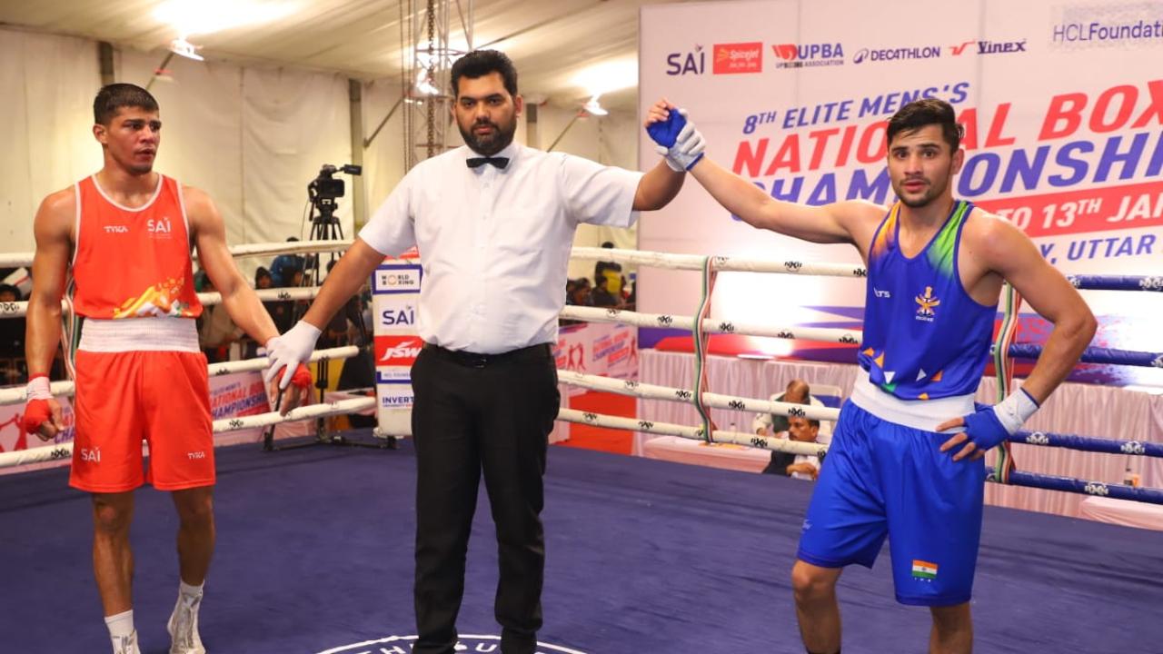 Thapa-Siwach set the ring on fire on Day 2 of National Boxing Championship