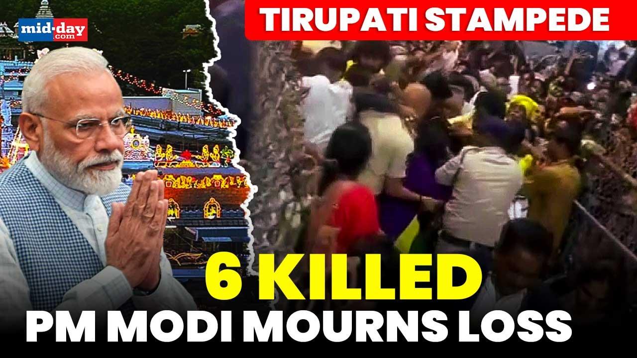 Tirupati Stampede: Tragic incident kills 6, PM Modi mourns loss of lives