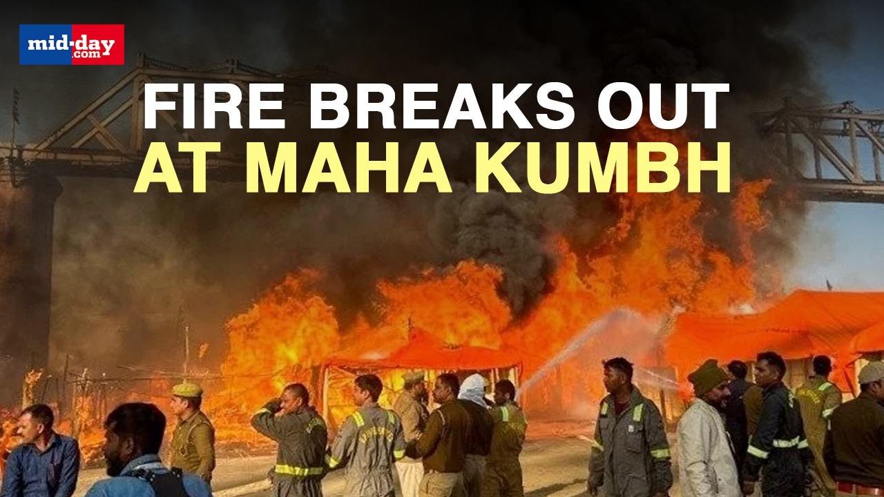 Massive fire erupts at Maha Kumbh in Prayagraj, Panic among devotees