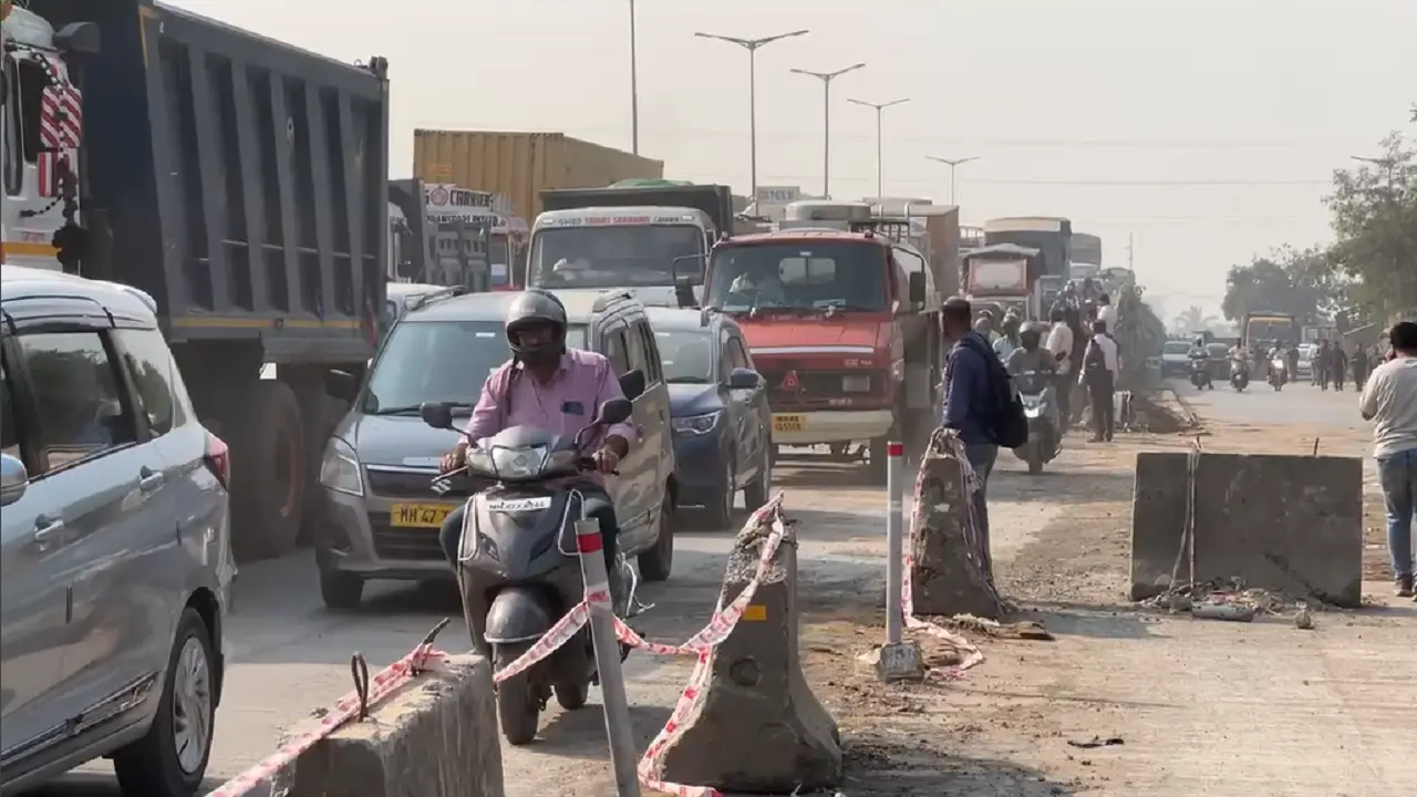 Mumbai News LIVE: Massive traffic jam on Mumbai-Ahmedabad highway after accident