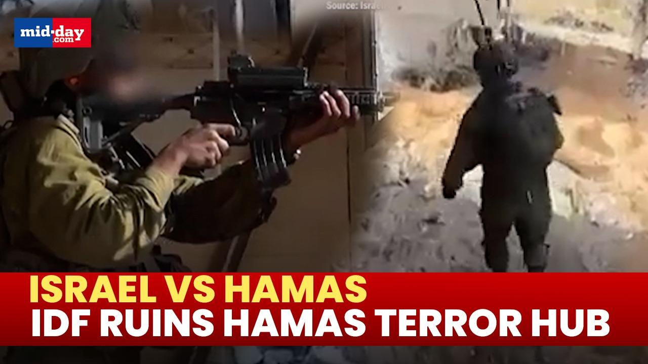 Israel Vs Hamas war: Watch how Israeli Defence Forces destroy Hamas terror hub