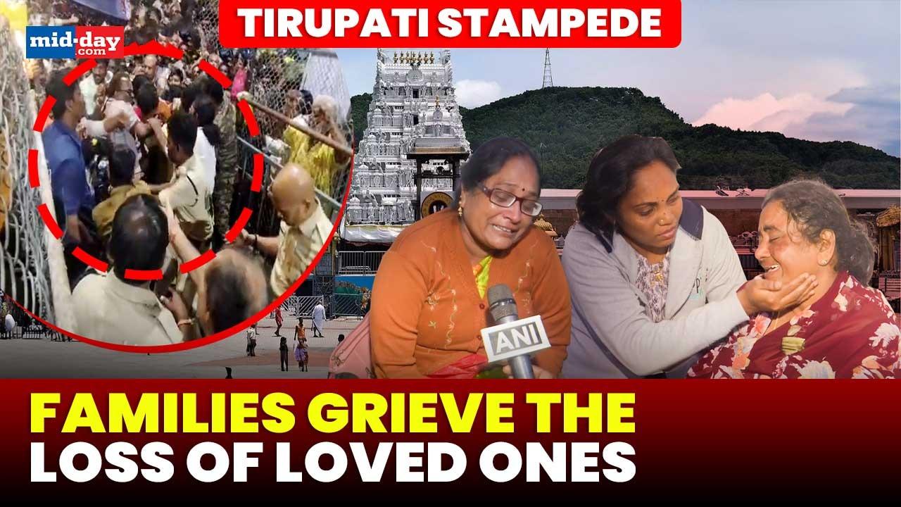 Tirupati stampede: Families of the deceased cry bitterly - Watch video