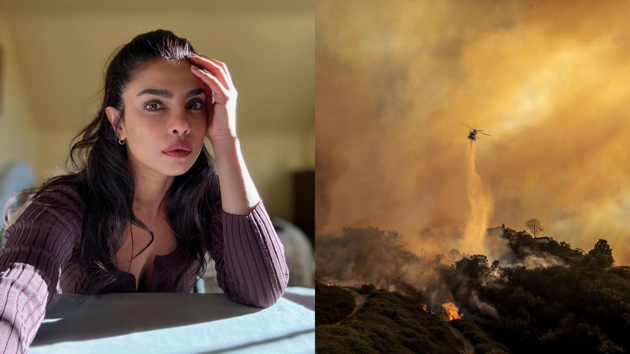 Amid deadly LA fires, Priyanka Chopra gives a shoutout to brave first responders