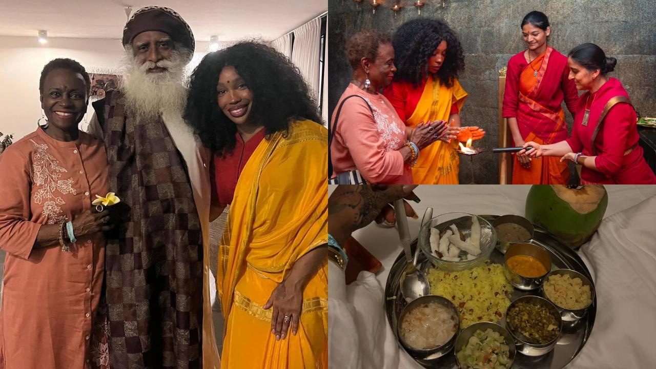 Grammy winner SZA visits Sadhguru's Isha Foundation, shares her experience