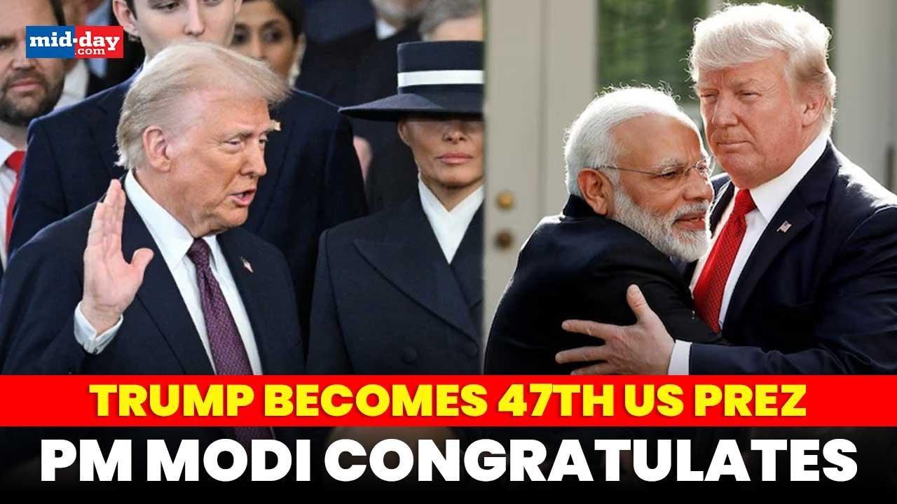 Donald Trump sworn in as 47th US President, PM Modi congratulates him