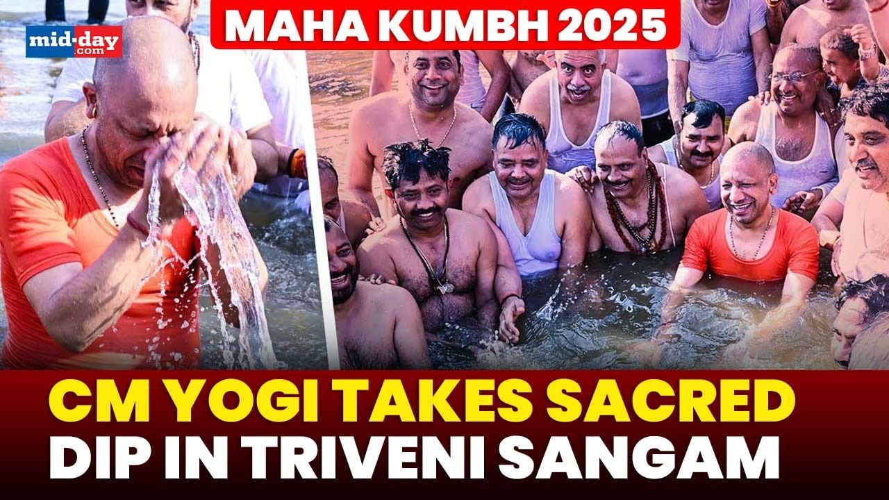 Maha Kumbh 2025 : CM Yogi, Cabinet ministers take holy dip at Triveni Sangam