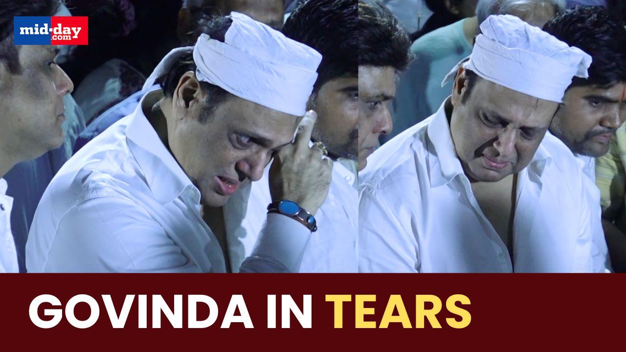 Govinda Pays Final Respects at the Funeral of His Secretary Shashi Prabhu